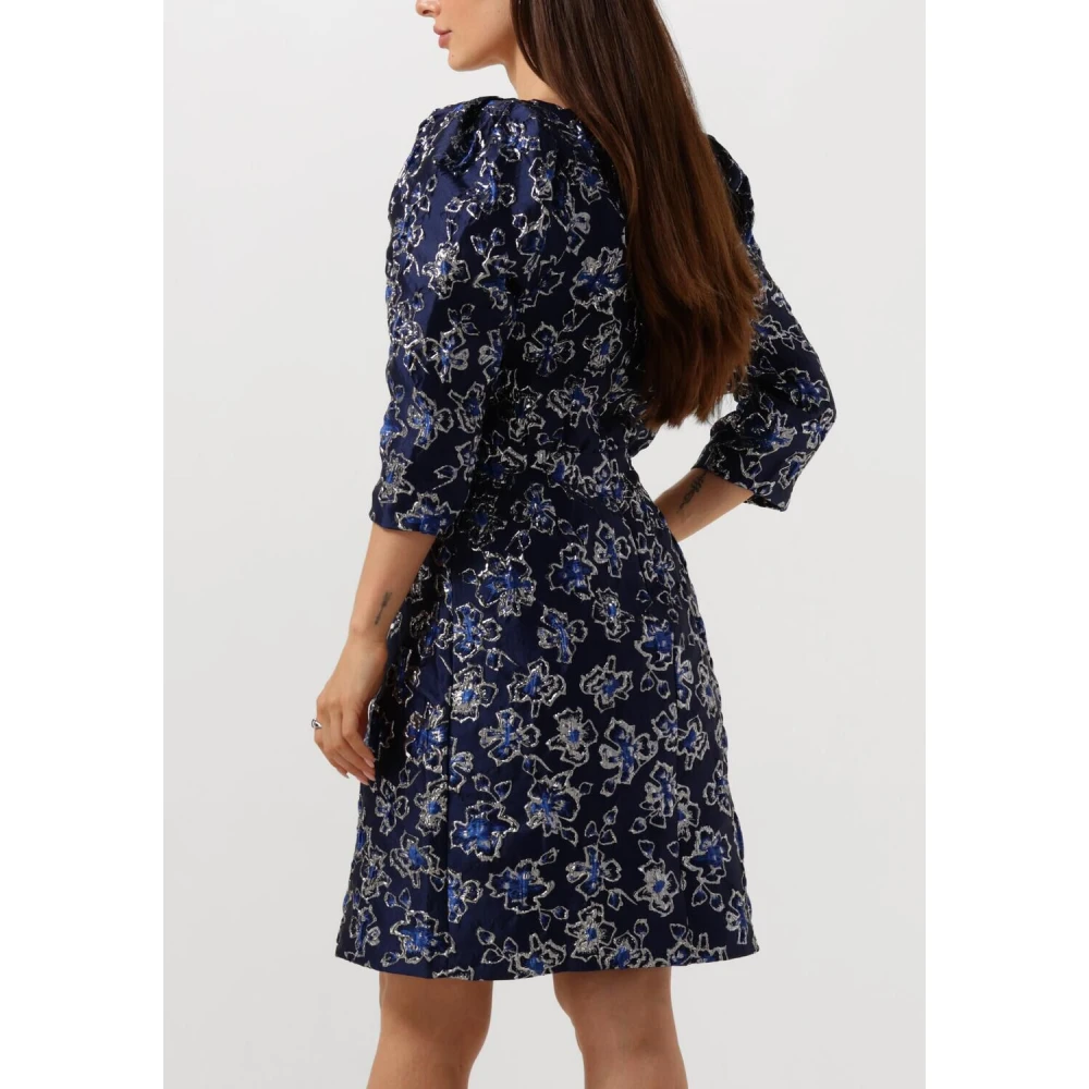 Freebird Blauwe Mini Jurk Dafine Blue Dames