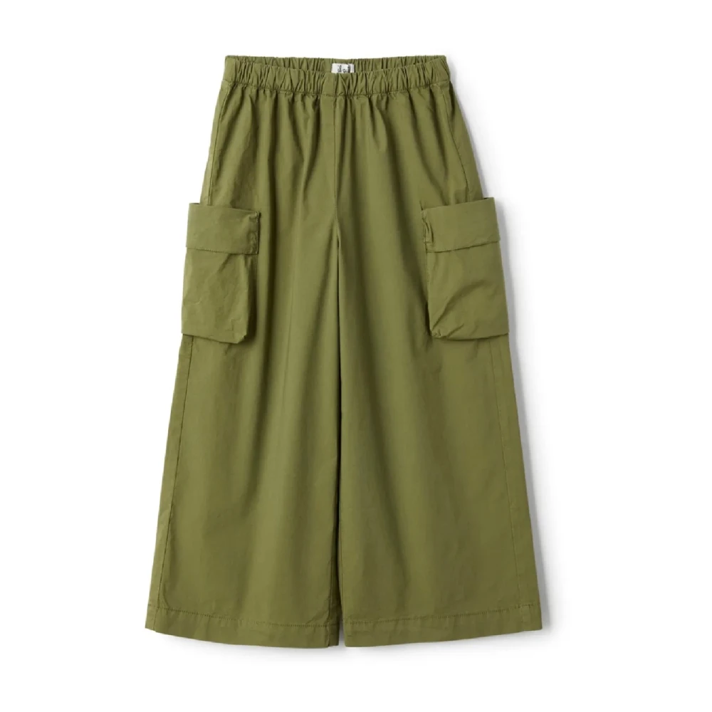 Il Gufo Unisex Green Junior Stylish Trousers