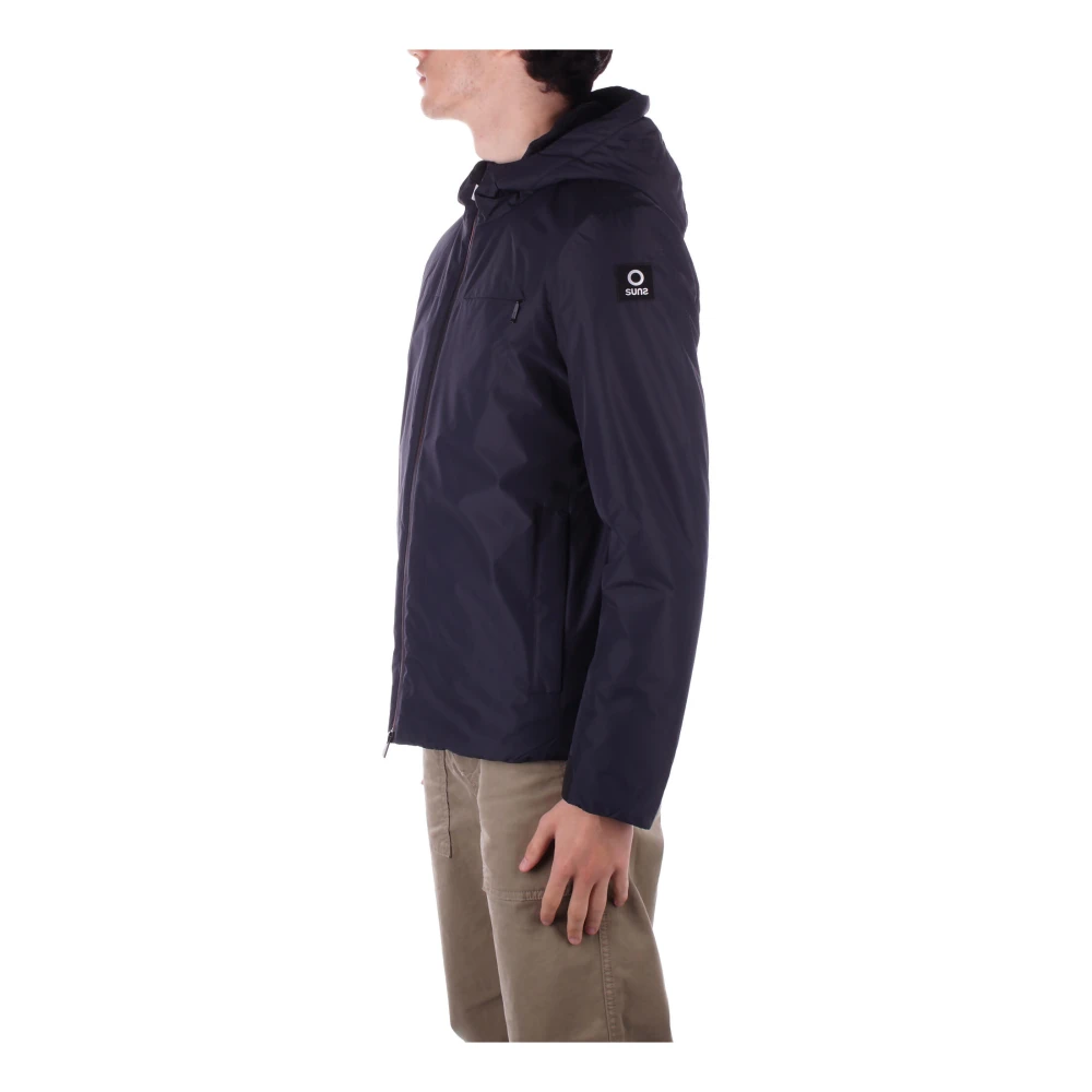 Suns Hoodie met ritssluiting zakken Blue Heren