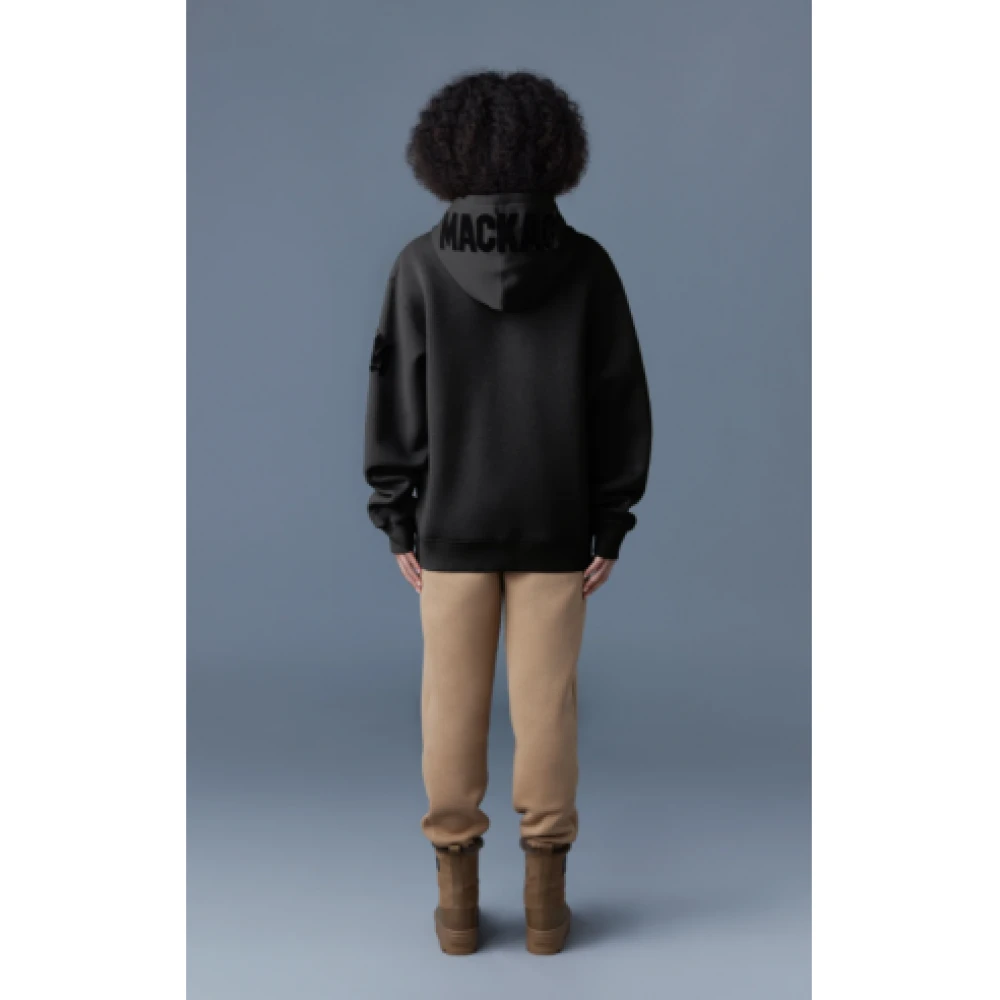 Mackage Zip-Up Hoodie Black Heren