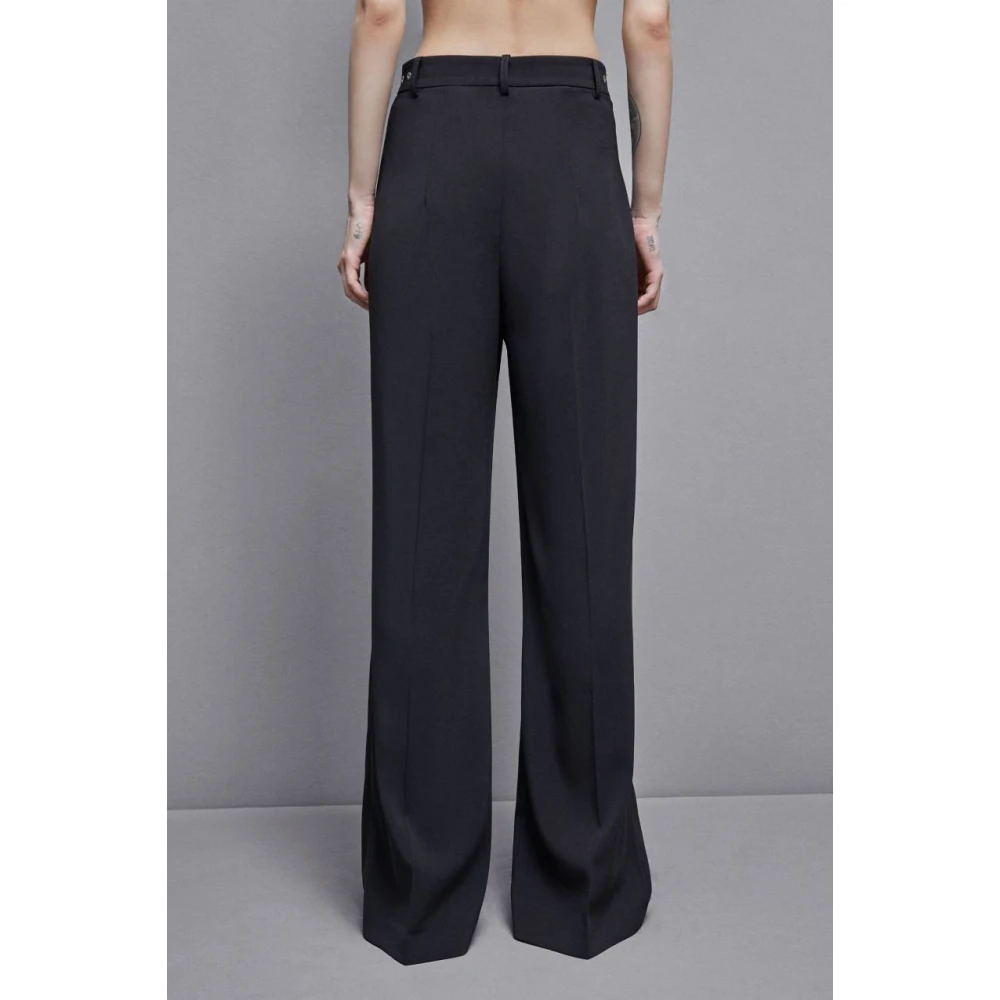 PATRIZIA PEPE Zwarte Broek K103 Black Dames
