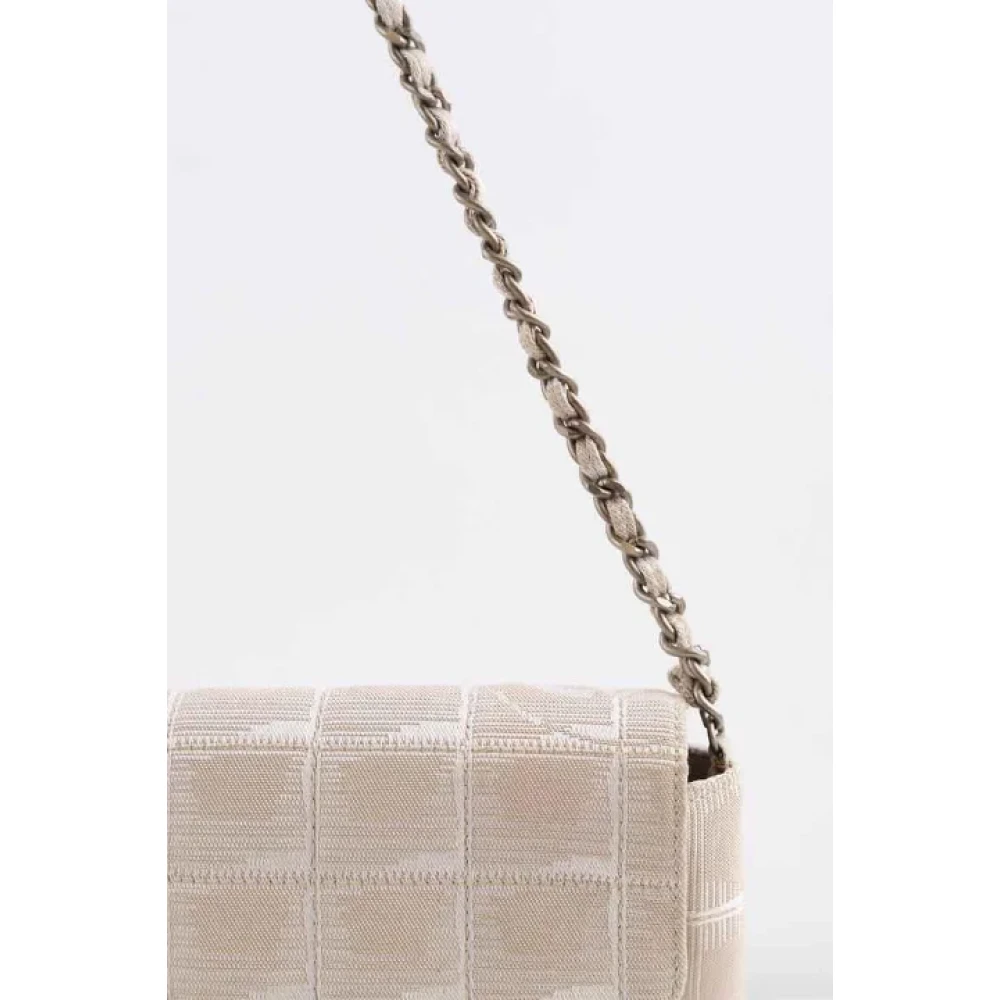 Chanel Vintage Pre-owned Leather shoulder-bags Beige Dames