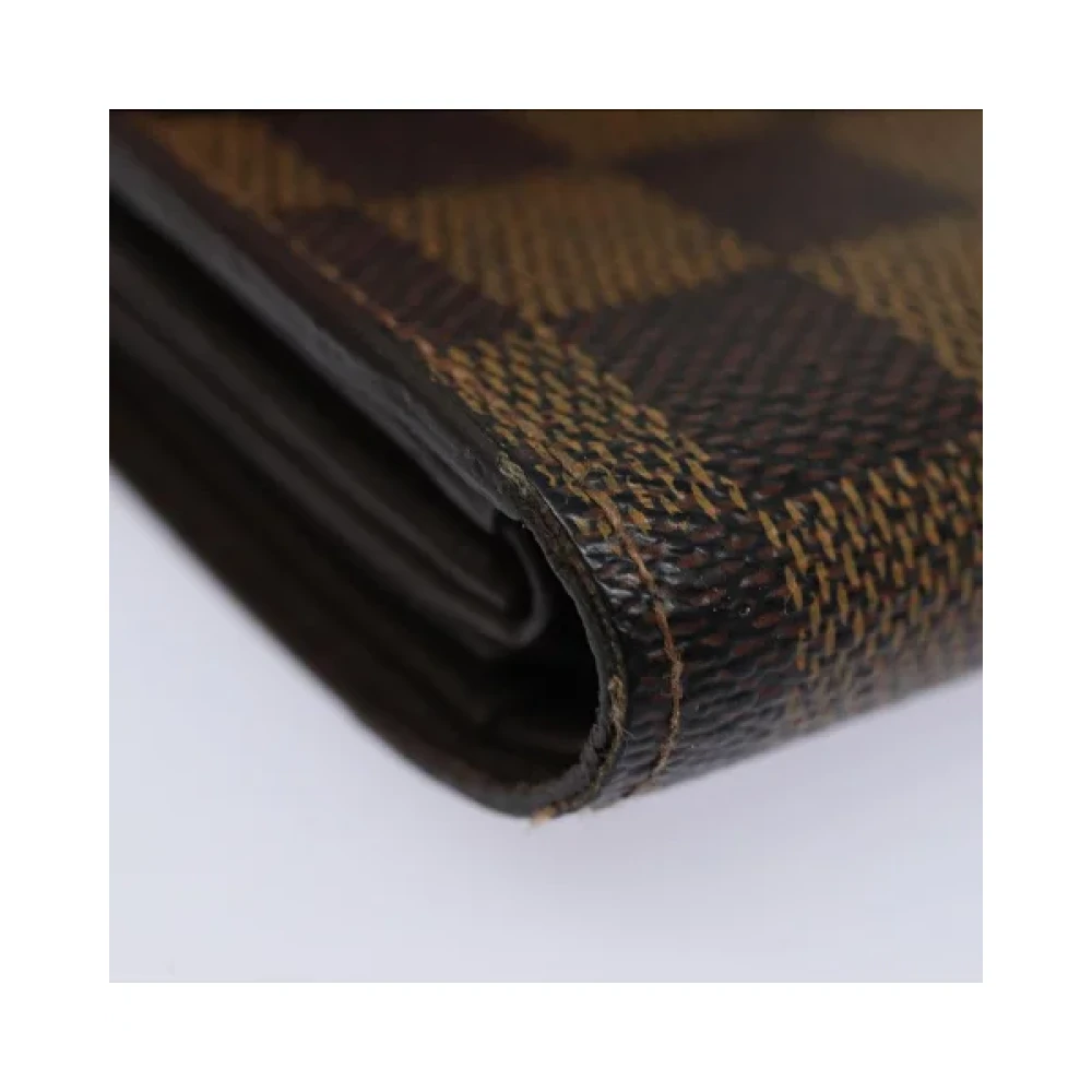 Louis Vuitton Vintage Pre-owned Canvas wallets Brown Dames