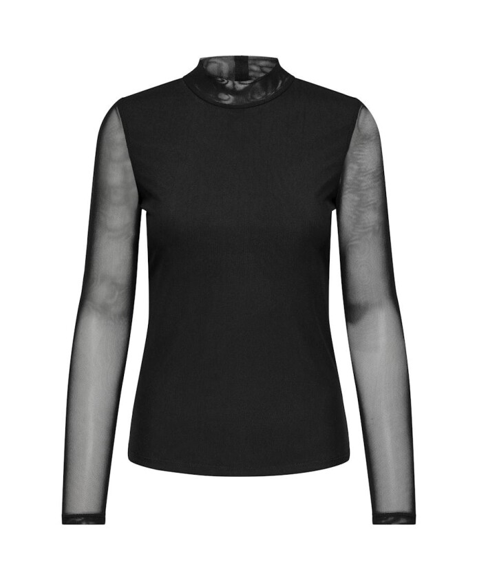 hoge-hals-zwarte-top