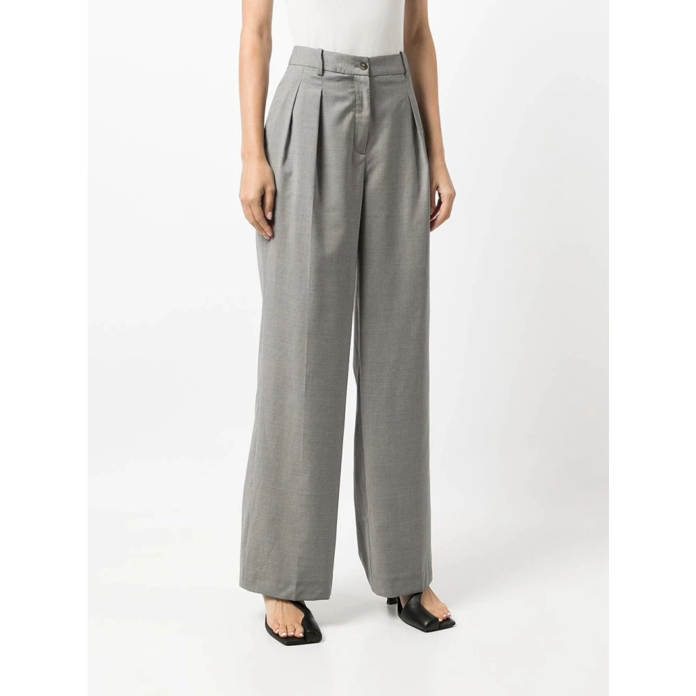 Loulou Studio Casual Denim Broek voor Dagelijks Gebruik Gray Dames