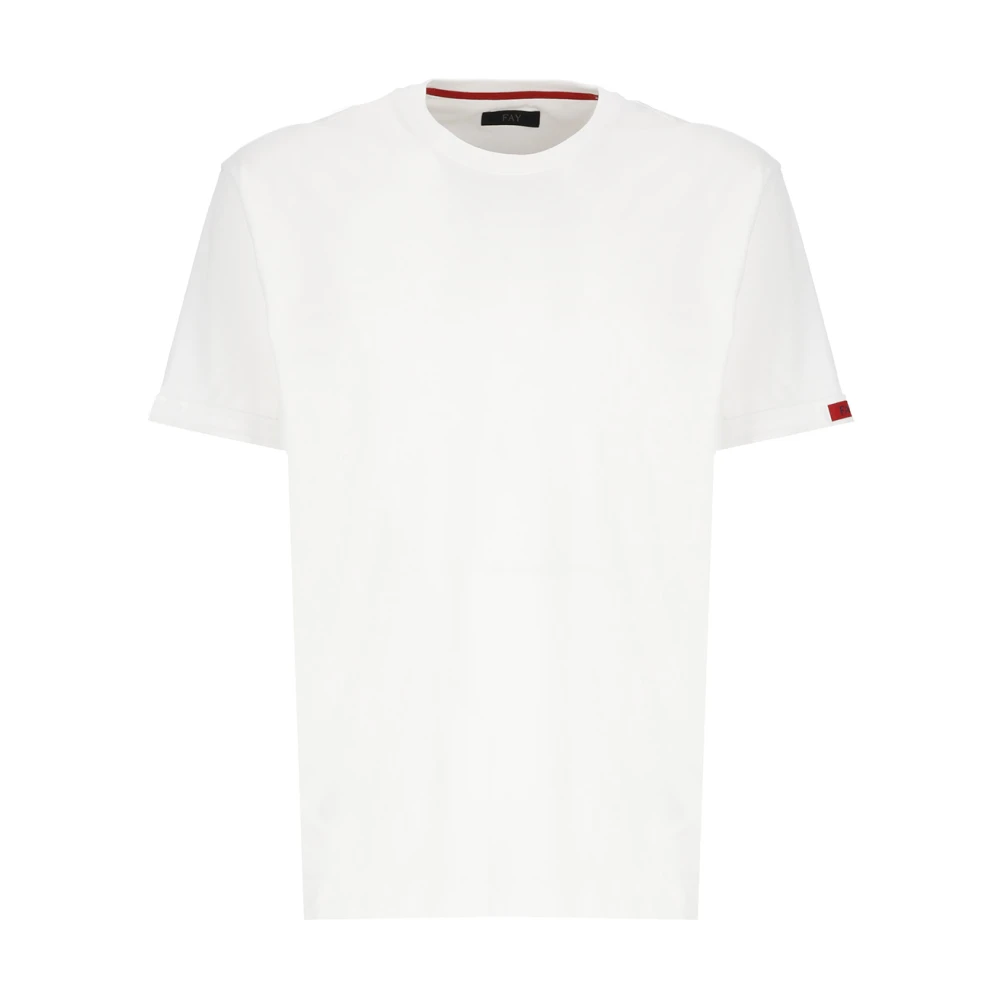 Fay T-Shirts White Heren