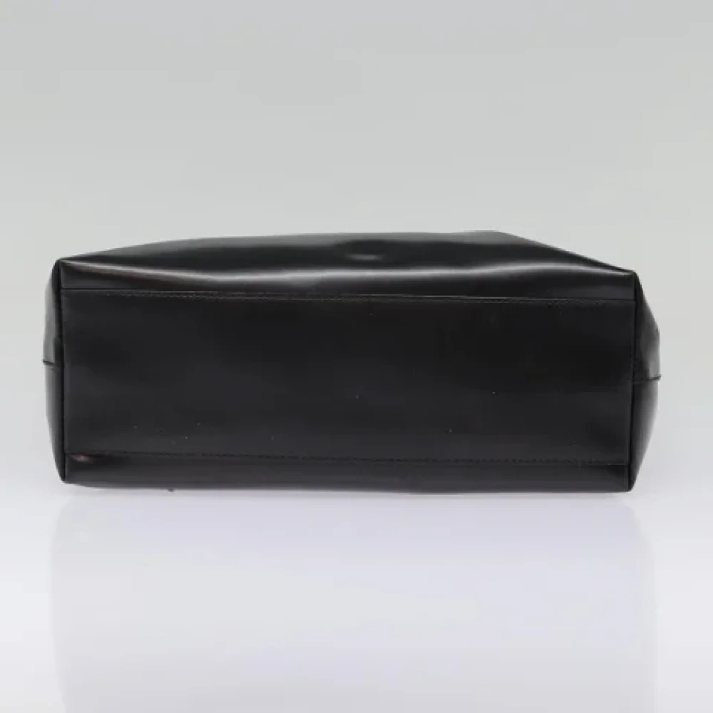 Prada Vintage Pre-owned Leather handbags Black Dames