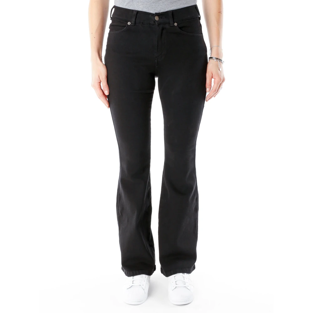 Dr. Denim Flared Jeans Black Dames