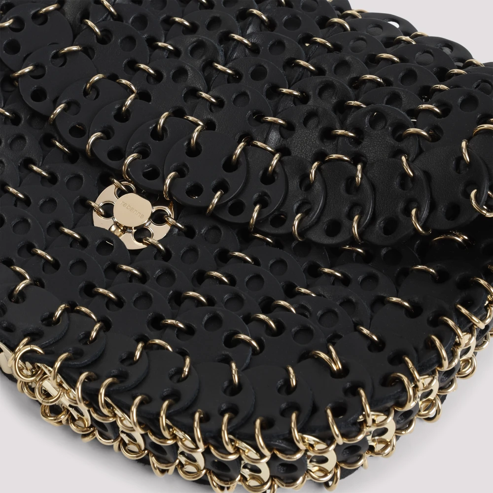 Paco Rabanne Zwart Goud Handtas Black Dames