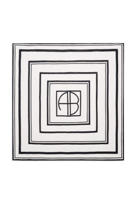 echarpe-monogramme-elegante-blanc-noir-graphique