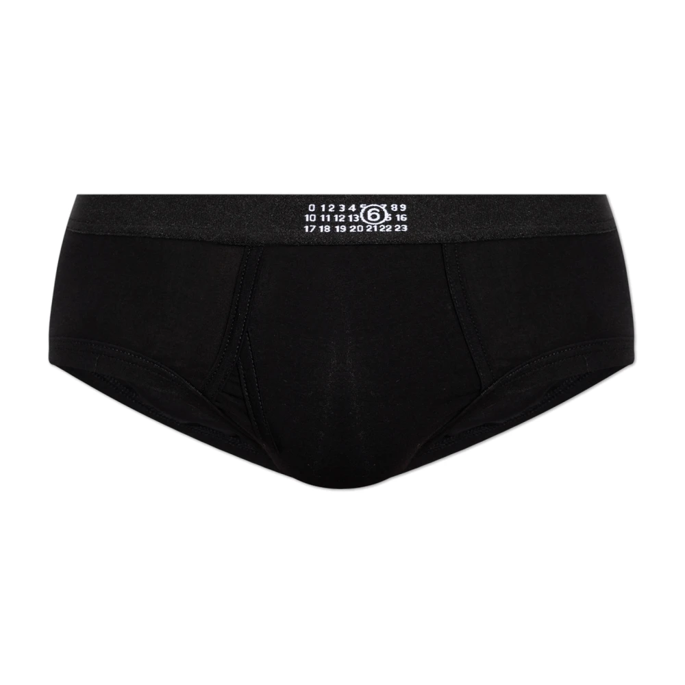 Mm6 Maison Margiela Hombre Negro Ropa Interior, Talla: M
