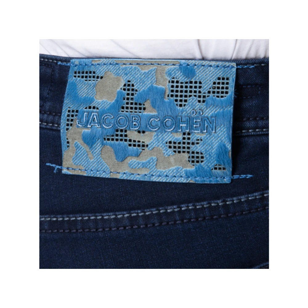 Jacob Cohën Navy Blue Bard Slim Fit Jeans Blue Heren