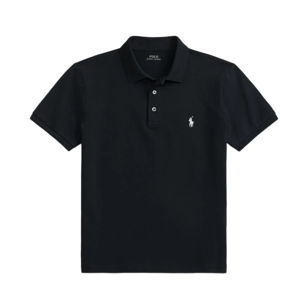 Polo Ralph Lauren Men's Black Polo Shirts, S, T-Shirts And Polos