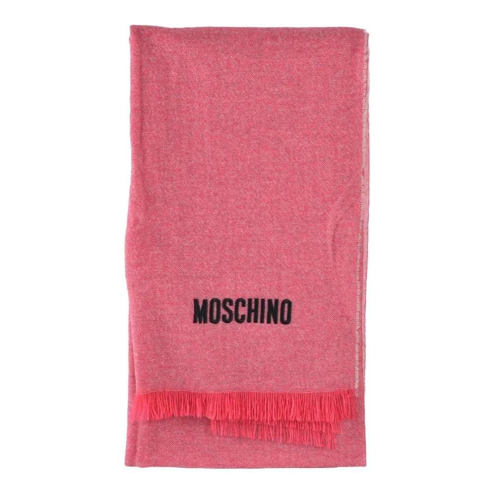 Moschino Kasjmier Sjaal Pink Dames