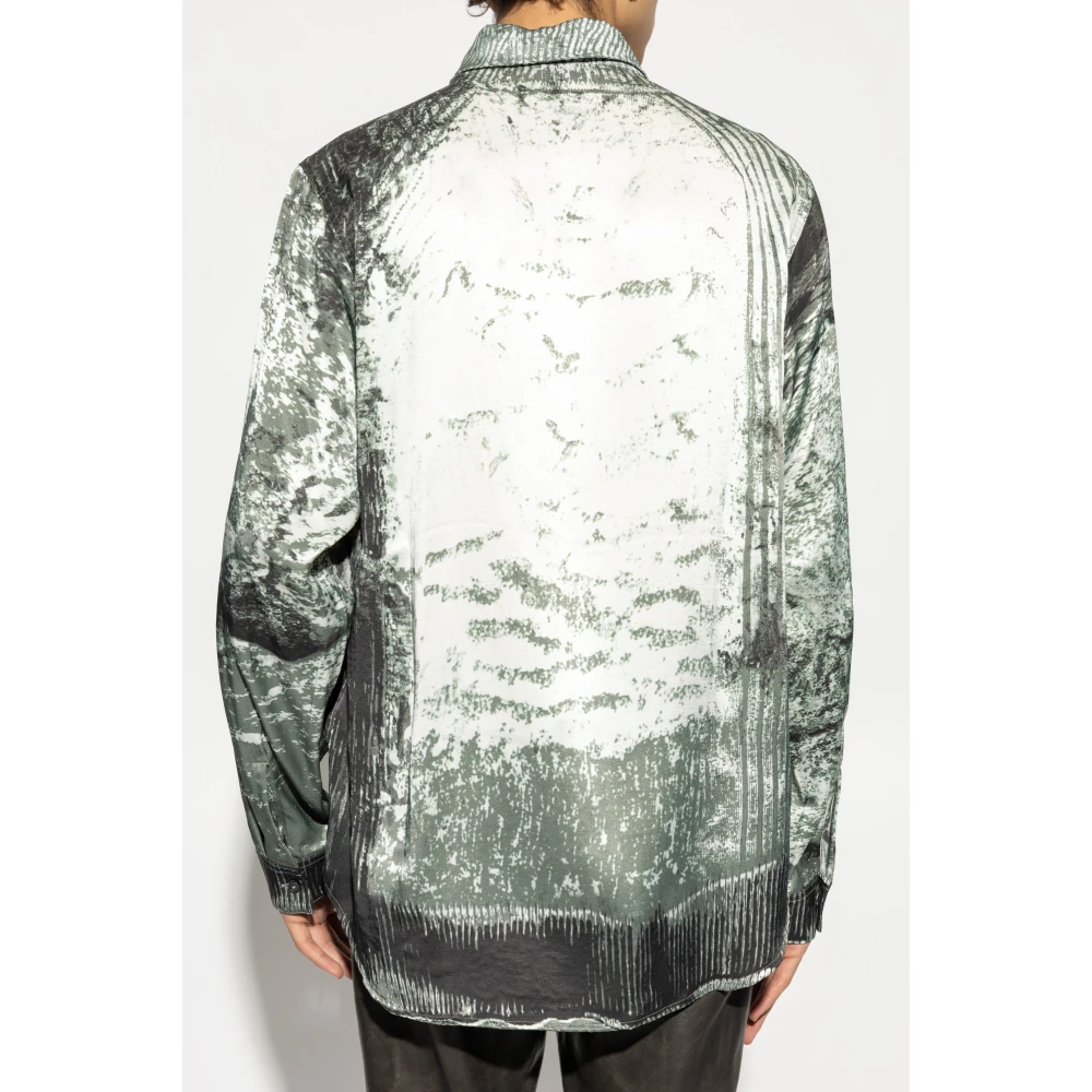 Diesel Gedrukt Shirt S-Gacy Multicolor Heren
