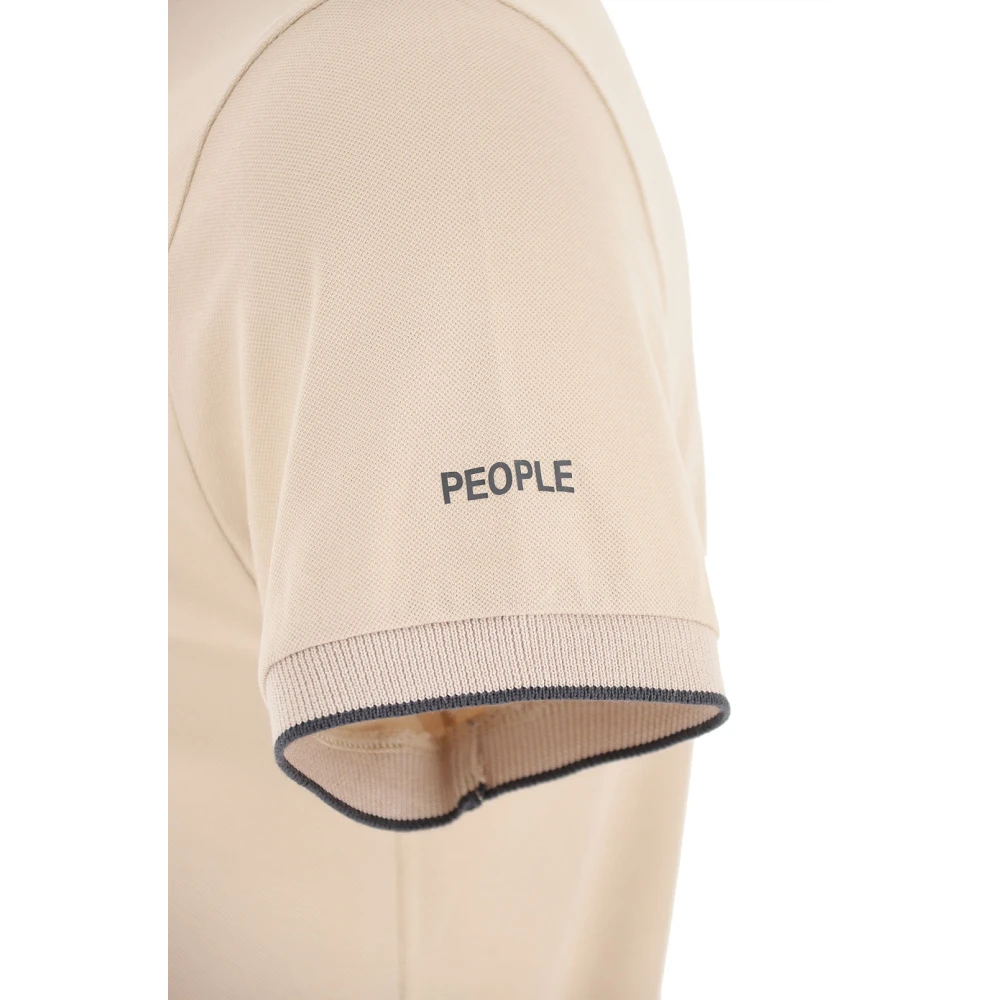 People of Shibuya Polo Shirts Beige Heren