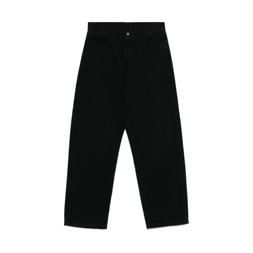 Carhartt WIP Zwarte Klassieke Five-Pocket Jeans Black Heren