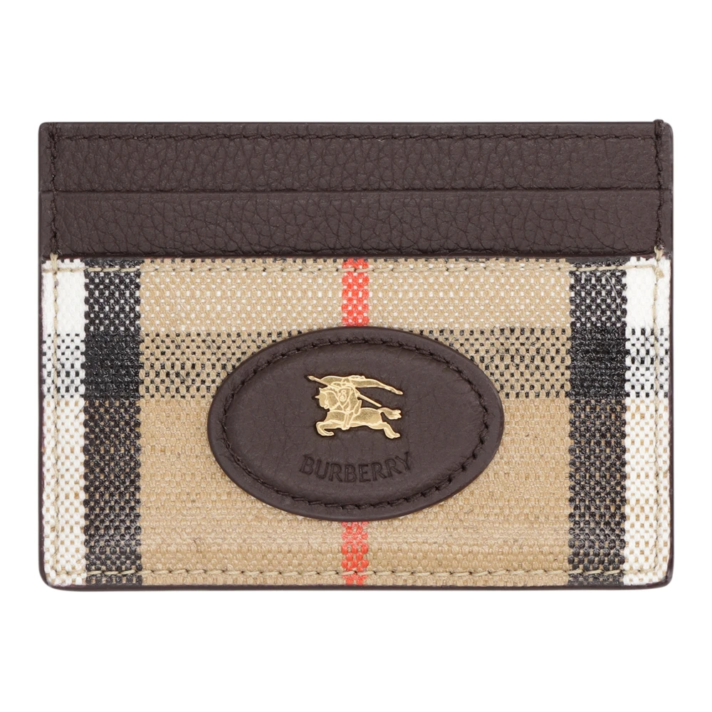 Burberry Women's Beige Highlands Card Holder