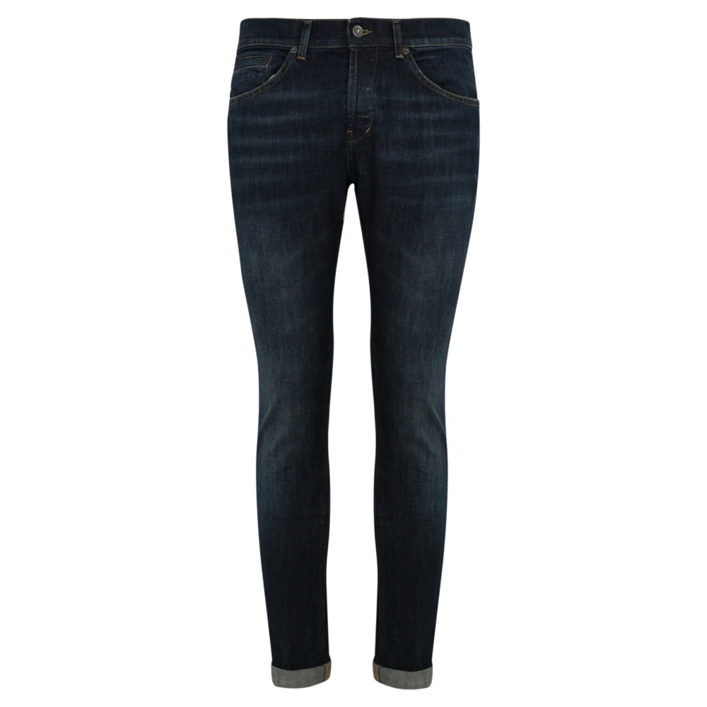 Dondup Donkere denim slim fit broek Blue Heren