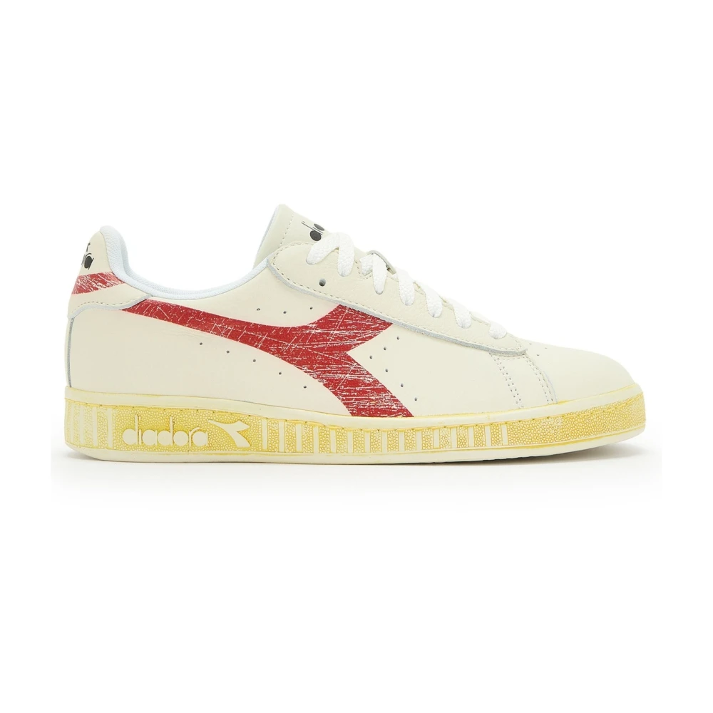 Diadora Men's White Sneakers, 11 Uk, Retro Low Game Trainers
