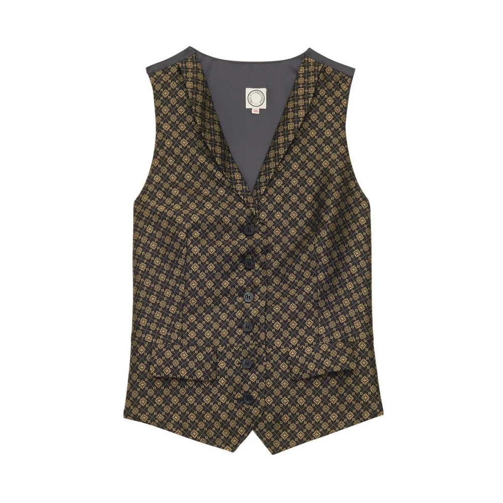 Ines De La Fressange Paris Robinson Vest Brown Dames