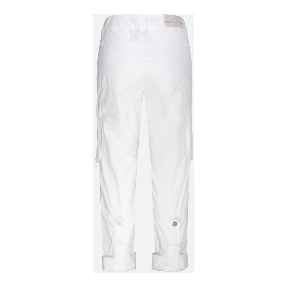 SPORTMAX Cargo Broek Wit met Zakken White Dames