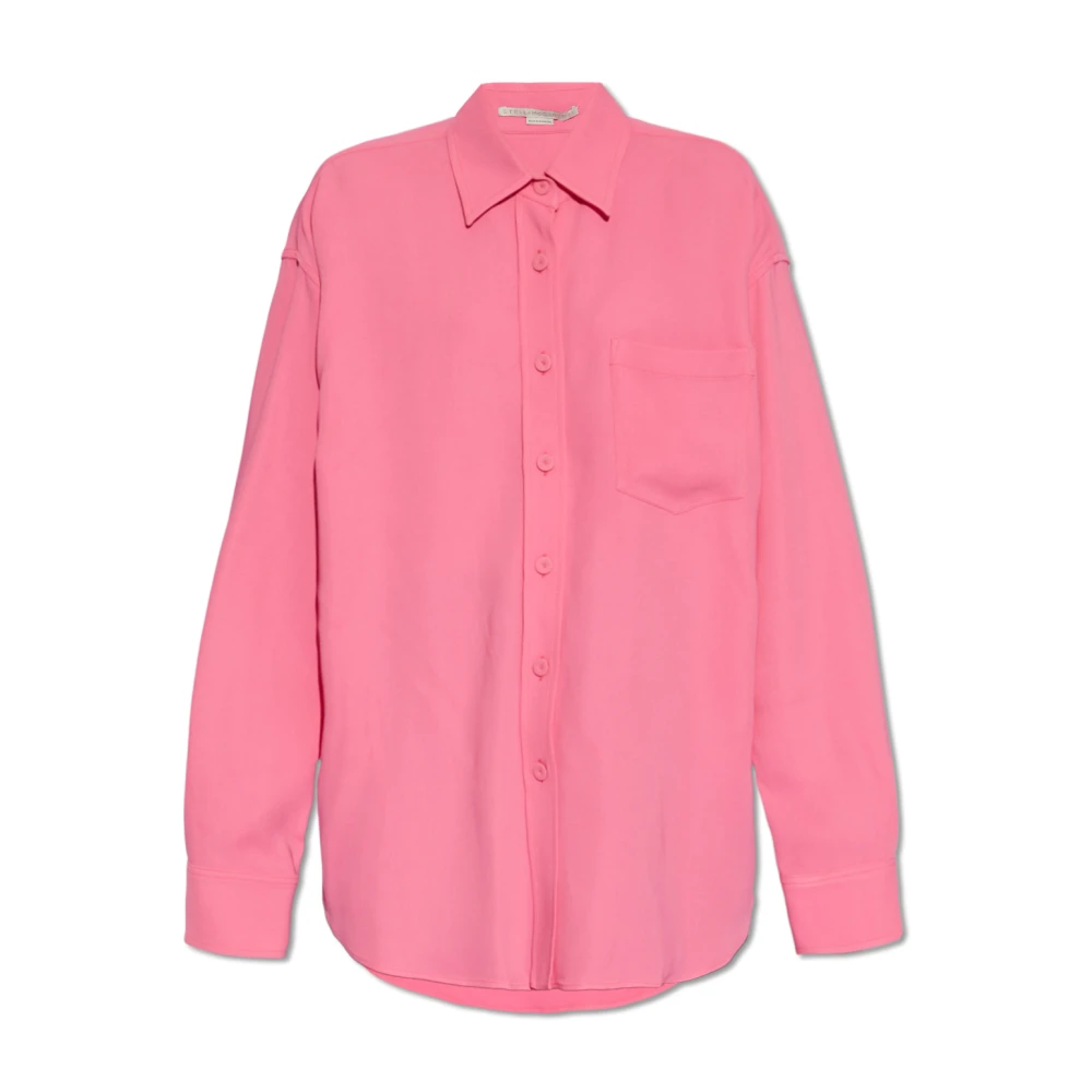 Stella McCartney Oversize skjorta Pink, Dam