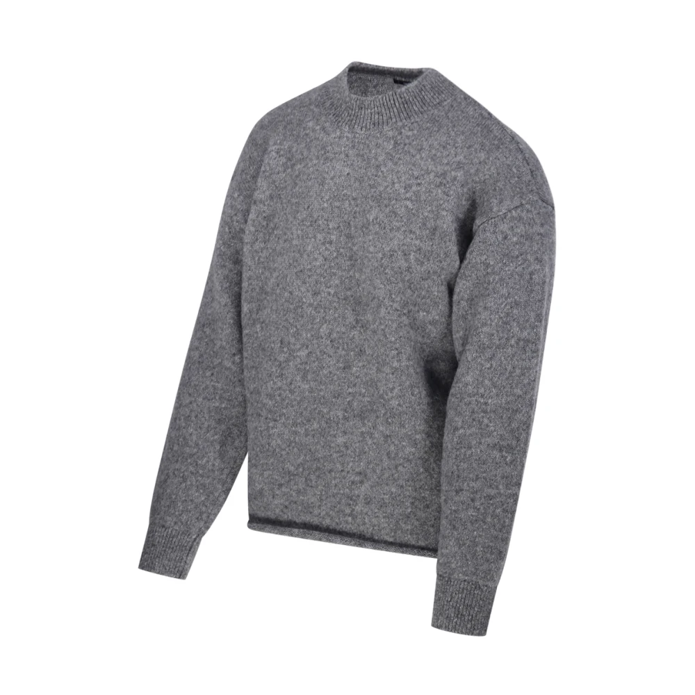 Jacquemus Grijze Gebreide Trui Gray Heren