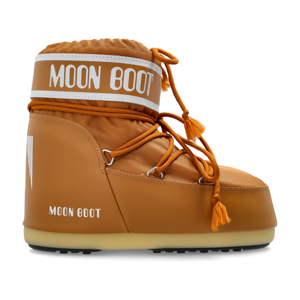 Moon Boot Women's Brown Winter Boots, 3 Uk, Snow Boots Icon Low Nylon