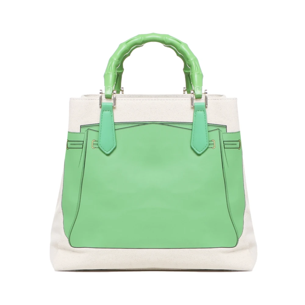 V73 Groene Tassen Collectie Multicolor Dames