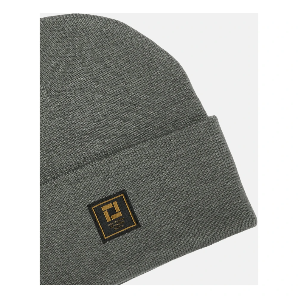 Only & Sons Stijlvolle Hoed voor Mannen Gray Heren