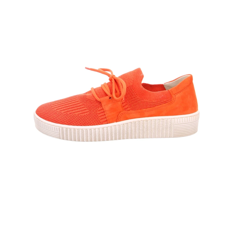Gabor Freizeit Schnürer Dames Schoenen Oranje
