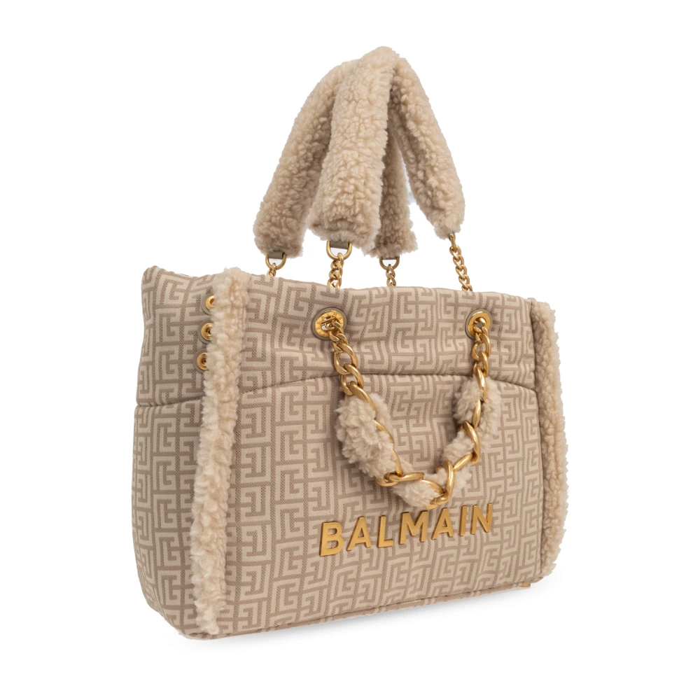 Balmain shopper type tas Beige Dames