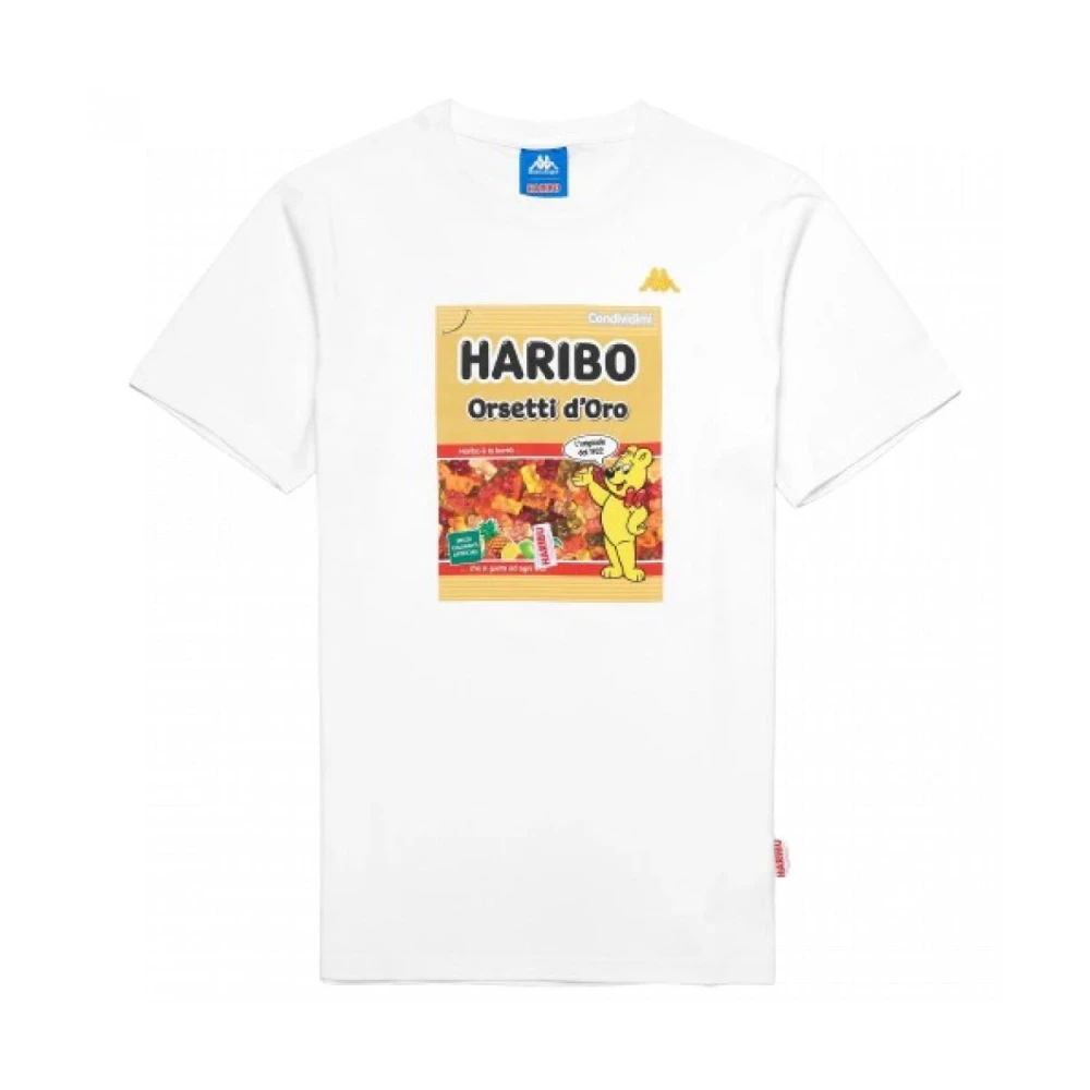 Kappa Gouden Beren T-shirt voor Mannen White Heren