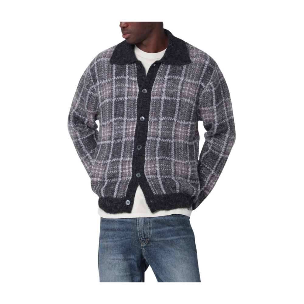 Our Legacy , Cardigans, Male, Gray, L, Evening Polo