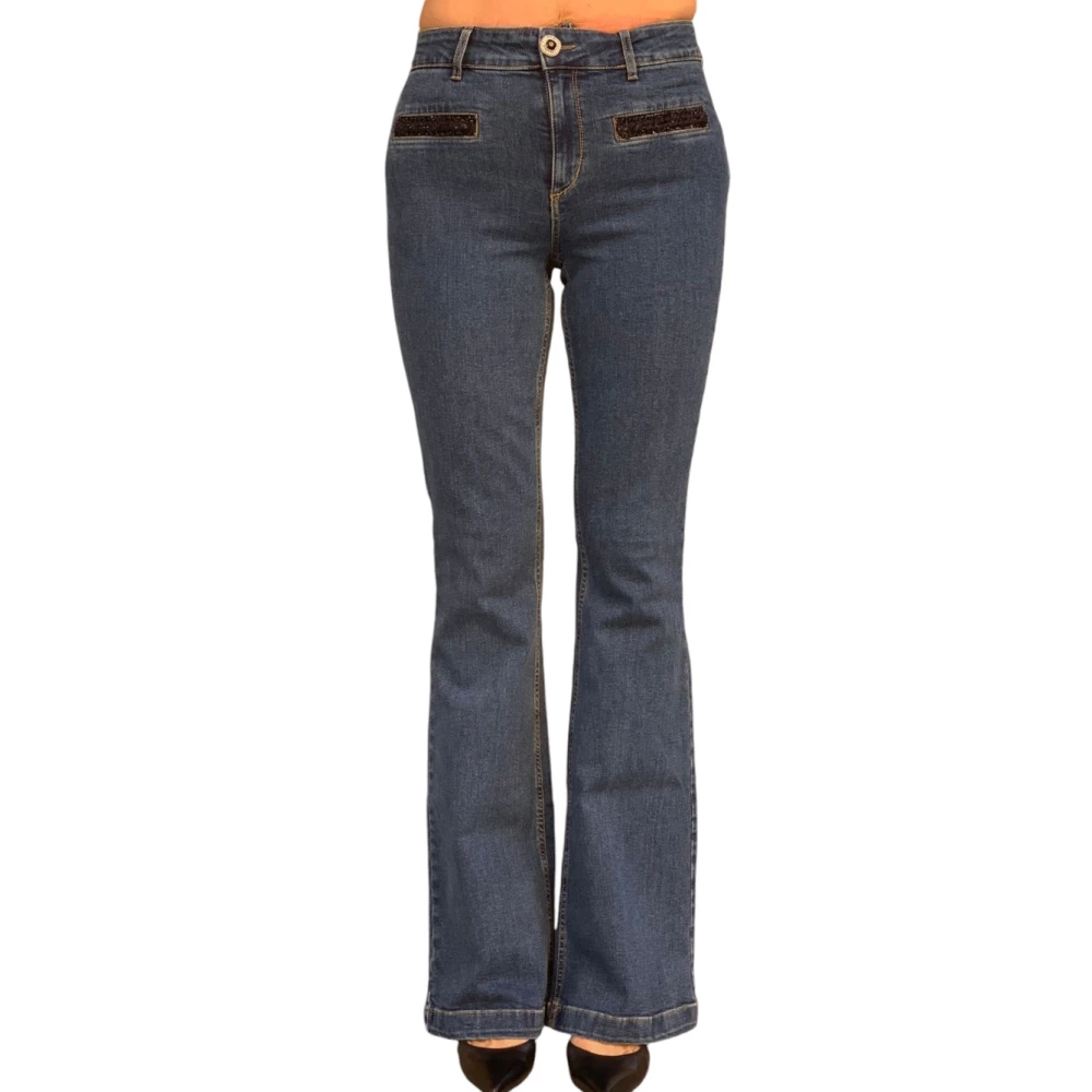 Liu Jo Klassieke Denim Jeans voor Dagelijks Gebruik Gray Dames