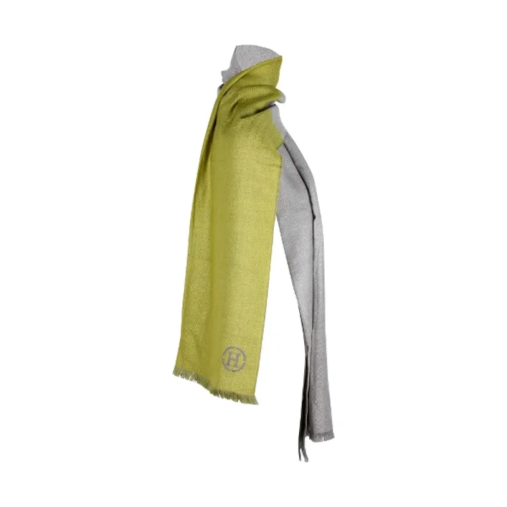 Hermès Vintage Pre-owned Fabric scarves Green Dames