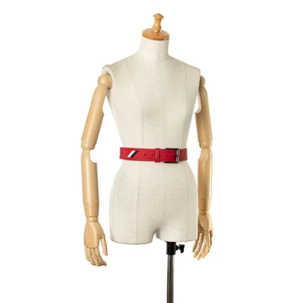 Louis Vuitton Vintage Pre-owned Rubber belts Red Dames