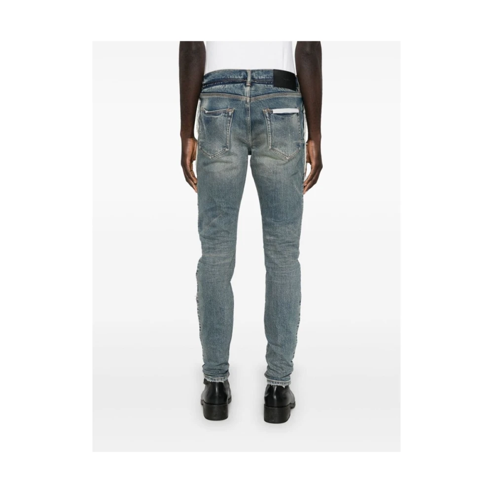 Purple Brand Indigo Skinny Denim Jeans Blue Heren