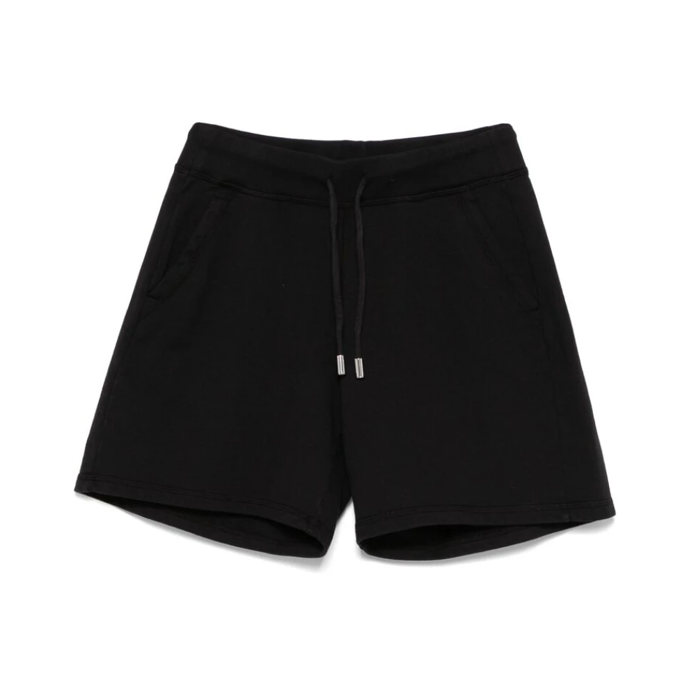 Dsquared2 Zwarte Elastische Taille Trekkoord Shorts Black Dames