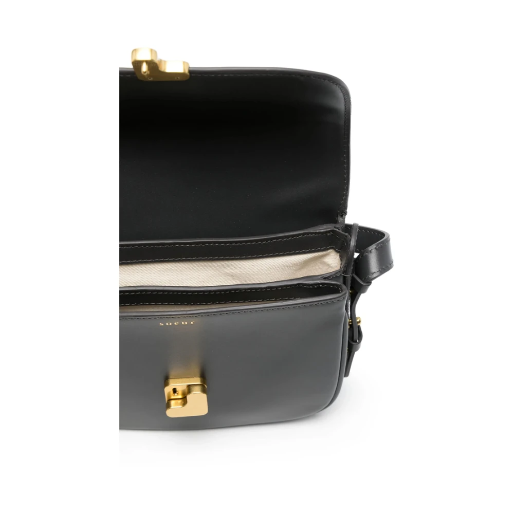 Soeur Zwarte Schoudertas met Verdeeld Compartiment Black Dames