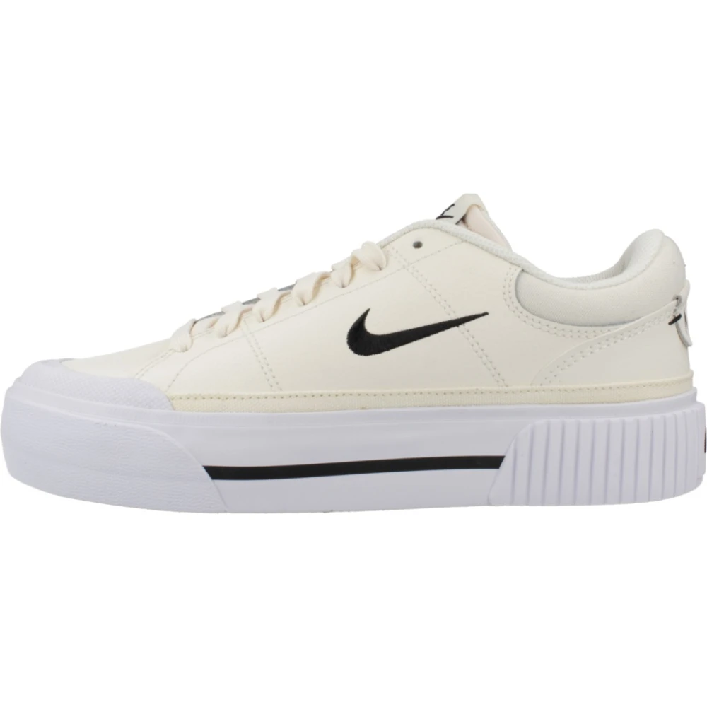 Nike Höj din sneaker game med Court Legacy Lift Beige, Dam