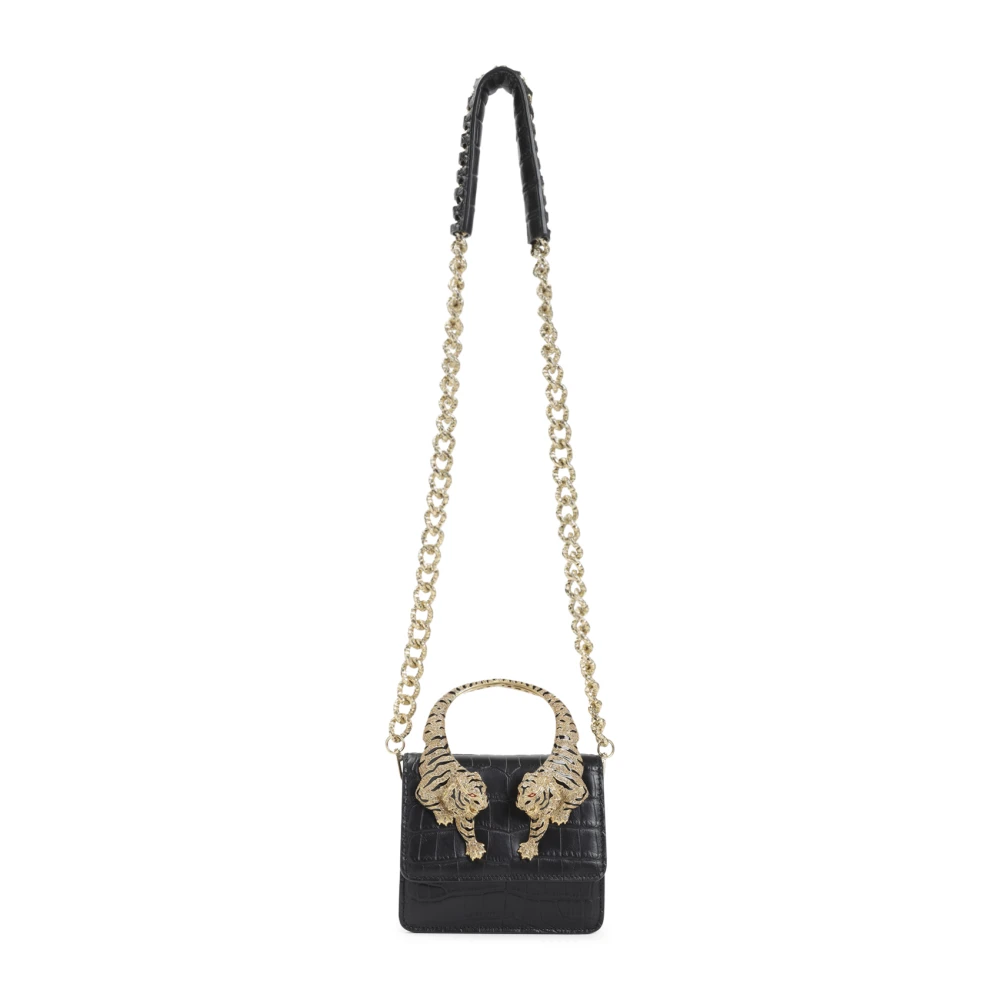 Roberto Cavalli Black Cross Body Bags, Female, One Size, Small Roar Bag