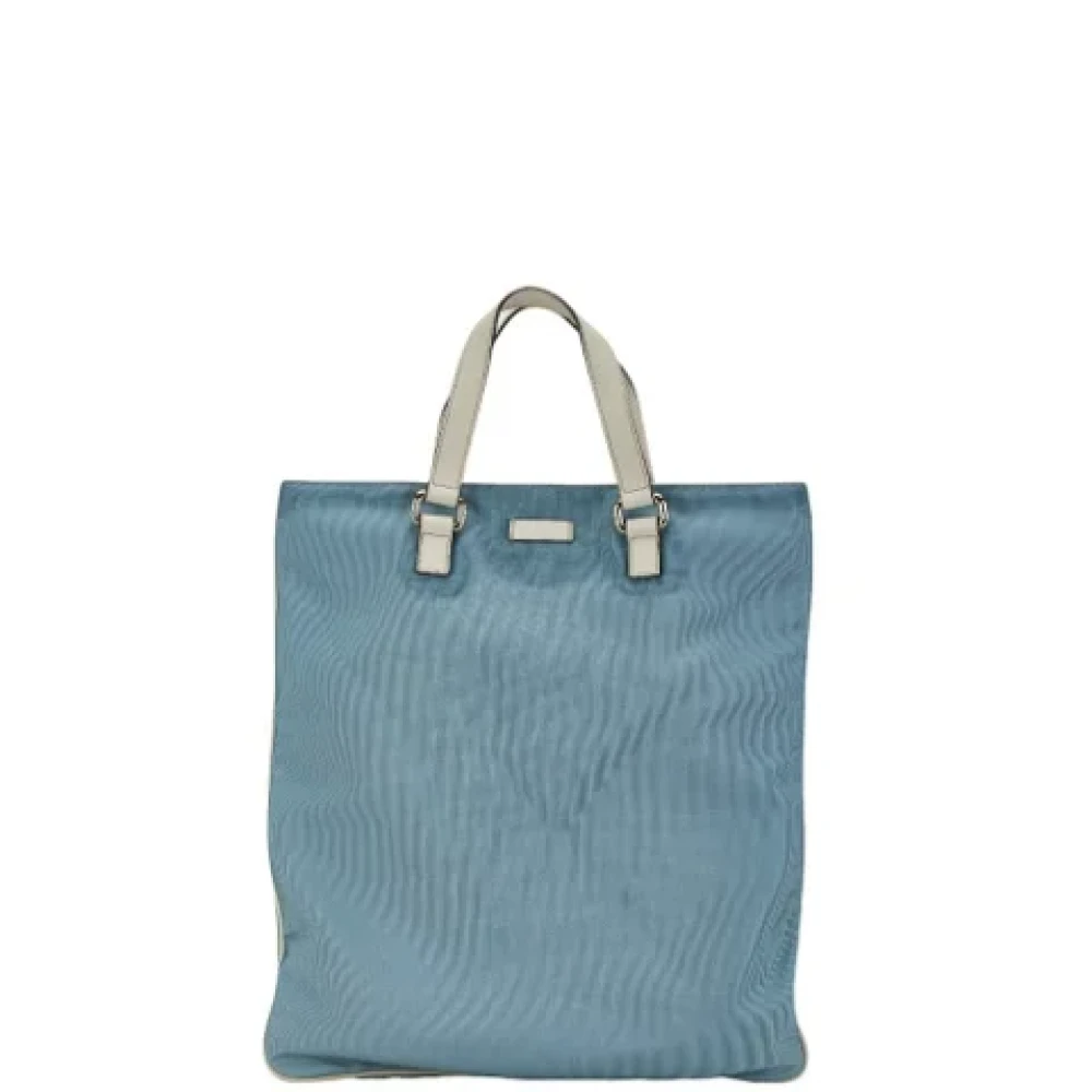Gucci Vintage Pre-owned Canvas gucci-bags Blue Dames
