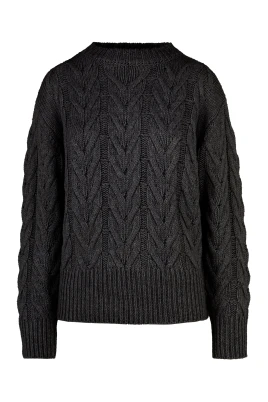 Cable Crew Neck Sweater