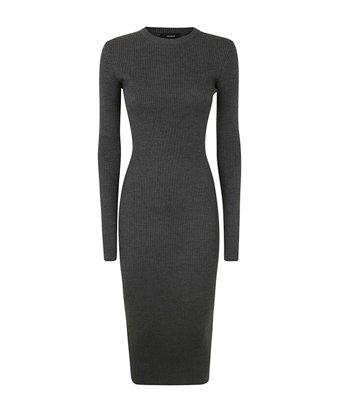 robe-longue-a-manches-longues-en-charbon