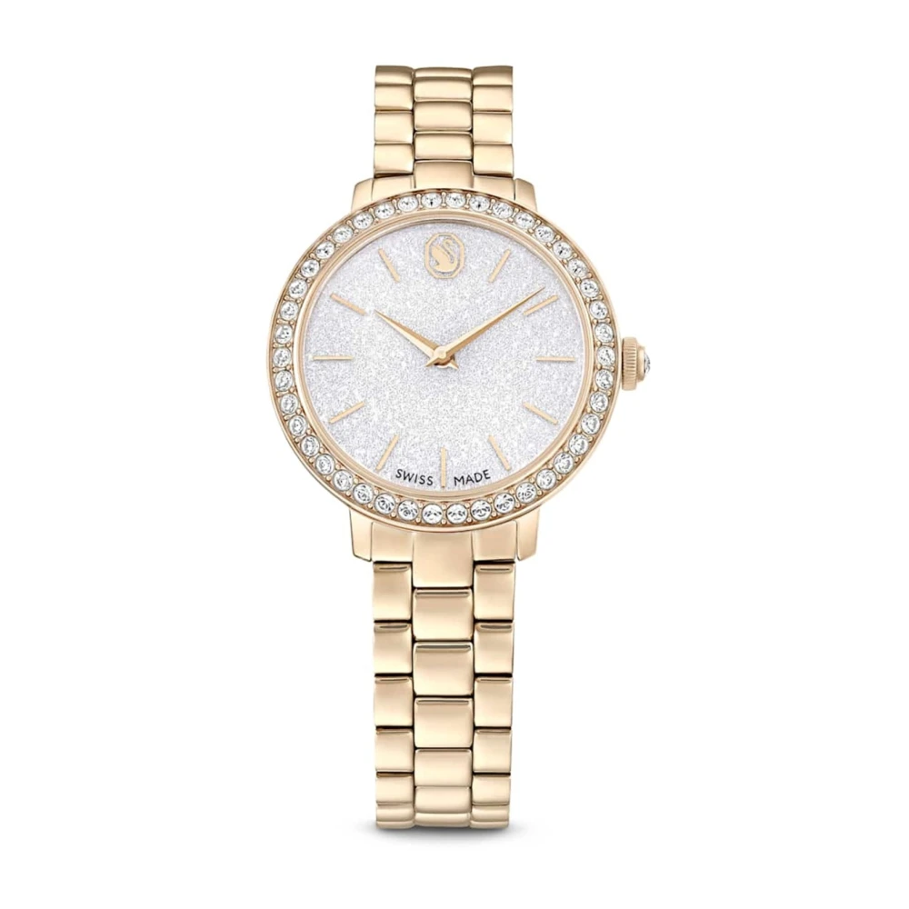 Swarovski Watches, Female, One Size, Elegant Gold Watch For Everyday Use Yellow