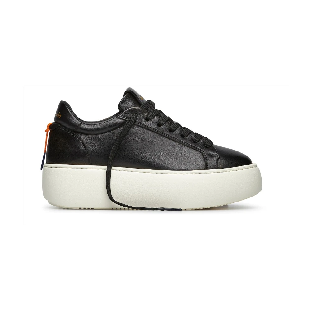 Barracuda Zwarte Sneakers Black Dames