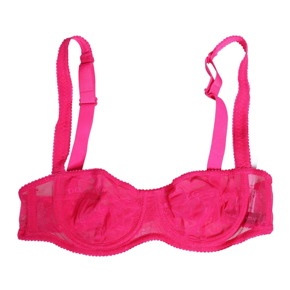 Dolce & Gabbana Women's Pink Bras, S, Balconnet Bra