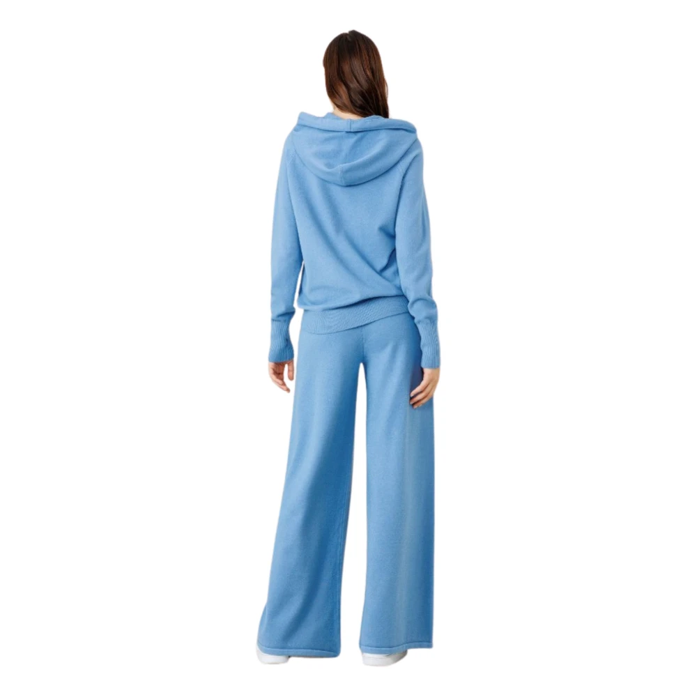 Hinnominate Avion Blue Gebreide Broek Blue Dames